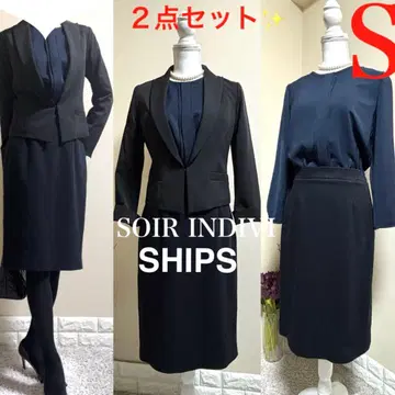 S 수트! 도쿄 소와르판 INDIVI 자켓 쉽스 원피스 연중무휴