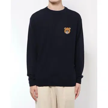 미사용품 MOSCHINO 모스키노 테디 FACE 니트