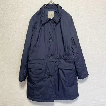 CROCODILE 충전솜 스텐카라 코트 네이비 M 사이즈