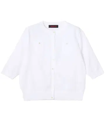 [ 새상품급 ] CABaN 파인 폴리에스테르 하프 슬리브 포켓 가디건