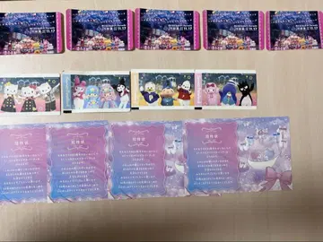 산리오 퓨로랜드 미라클 기프트 퍼레이드 마지막 공연 스티커 5장 덤 포함