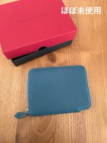 BONAVENTURA 이단 접이식 지갑 블루