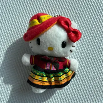 레어템 헬로키티 사슴 마스코트 키링