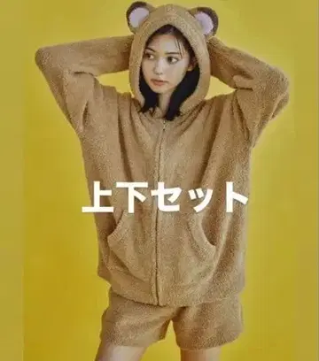 gelato pique 너굴 상하의 세트 모동숲 콜라보 룸웨어