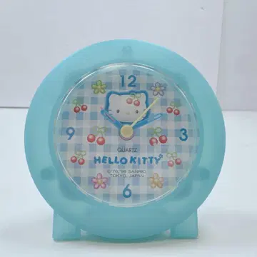 k1981 희귀 레어 체리 키티 탁상 시계 알람 시계 헤이세이 레트로