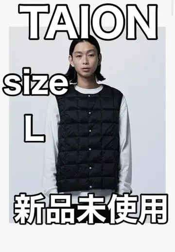 TAION 블랙 베스트 L 사이즈 미사용 새상품 #타이온