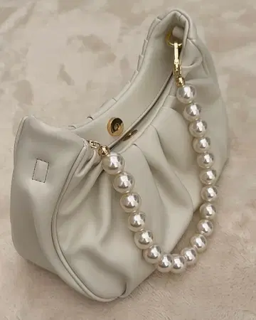 노엘라 Noela 펄 핸들 파티 클러치백