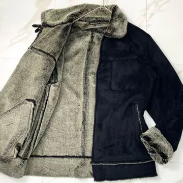 [ 새상품급 XL 사이즈 ] 빈티지 에 무스탕 자켓 B-3 보아 블랙