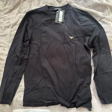 EMPORIO ARMANI UNDERWEAR 블랙 긴팔 티셔츠 M