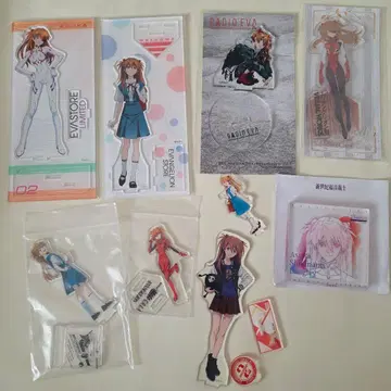 에반게리온 아크릴 스탠드 9점