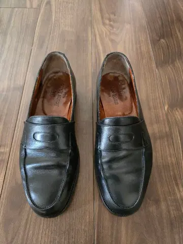 JOHN LOEB 블랙 로퍼 5.5 올 밑창 수선 후 미사용