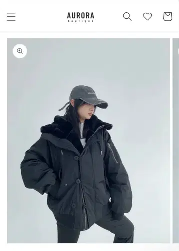 Youlaile studio 리버서블 보아 블루종