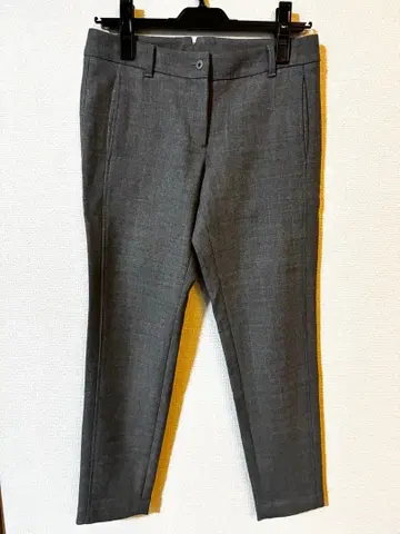 INCOTEX 그레이 울 스트레치 팬츠