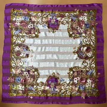 도쿄 디즈니랜드 미키마우스 대형 스카프 실크 100%