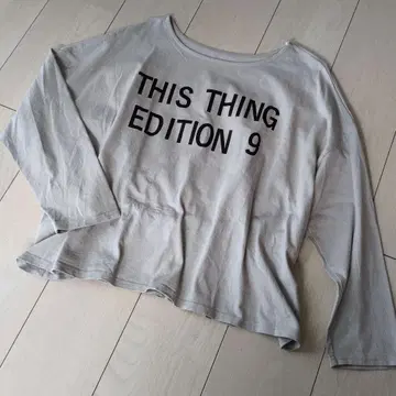 스콧 클럽 로고 티셔츠 드로우 스트링 라이트 그레이