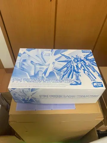 프리미엄 반다이 한정판 RG 스트라이크 프리덤 건담 티타늄 피니쉬