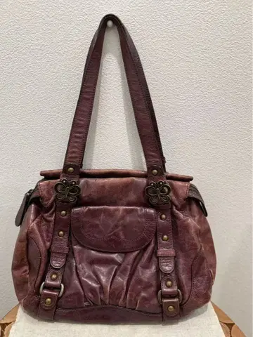 새상품급 중고 정품 ANNA SUI 안나수이 2way 숄더백 보르도