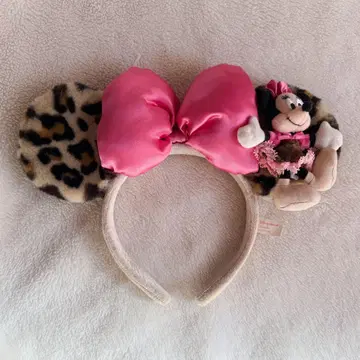 미니 마우스 레오파드 무늬 머리띠