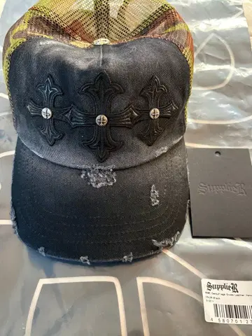 SupplieR 크로스 자수 캡