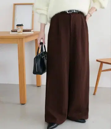 DISCOAT 깔끔 맨투맨 느낌 팬츠 L 다크 브라운