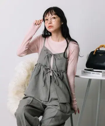 FREAK'S STORE 울리 터치 뷔스티에 팬츠 세트 / 셋업