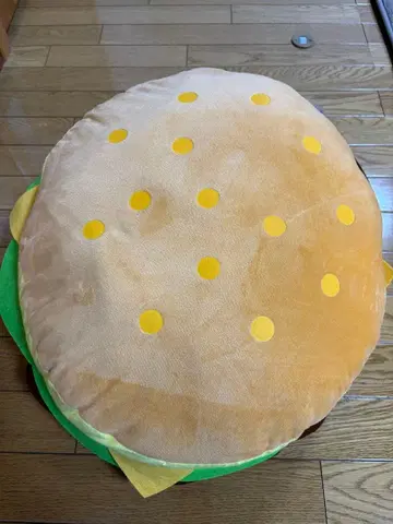 햄버거 모양 쿠션