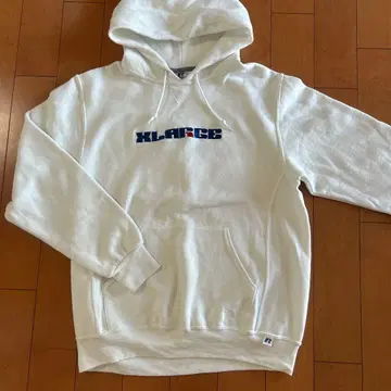 X-LARGE 화이트 후드티