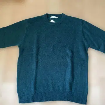 새상품 세븐 데이즈 선데이 모헤어 터치 샤기 W 자카드 오버