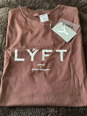 LYFT 브라운 티셔츠 L 사이즈 JAPAN x UK