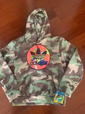 아디다스 adidas Jeremy Scott 카모플라쥬 후드티 L