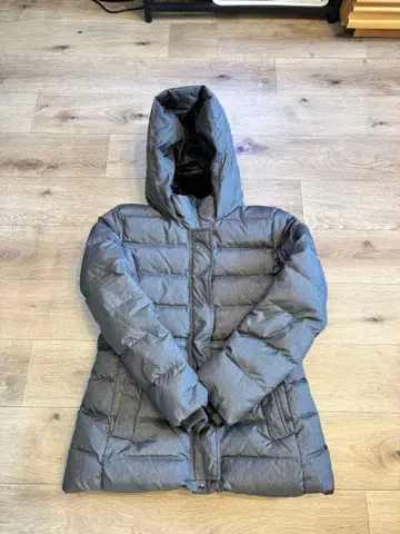 [ 익일 배송 ] Gap 후드 부착 그레이 다운 자켓 여성용