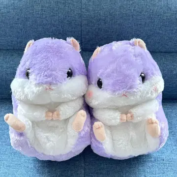 BIG 코로하무 콜론 2마리 세트 보라색 햄스터 봉제 인형