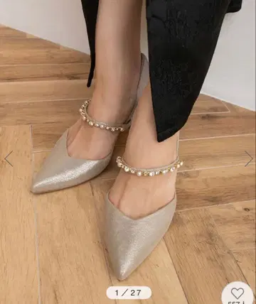 RANDA 비쥬 벨트 펌프스 샤이니