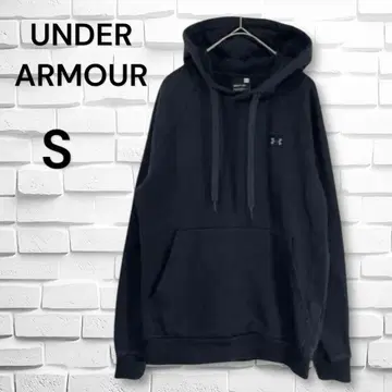 UNDER ARMOUR 언더아머 후드 맨투맨 (S) 블랙 속기모