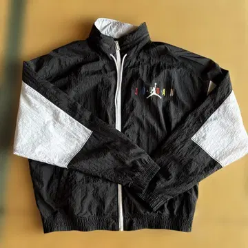 Jordan 나일론 자켓 블랙/화이트