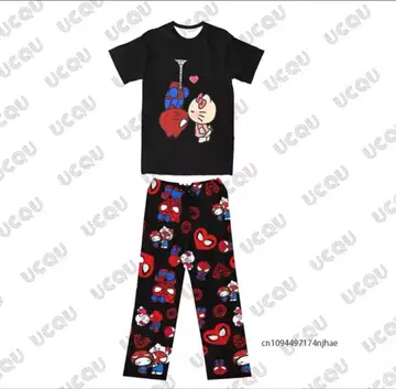 스파이더맨 x 헬로키티 셋업