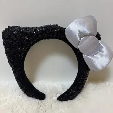 헬로키티 머리띠 유니버설 스튜디오 재팬 USJ 블랙