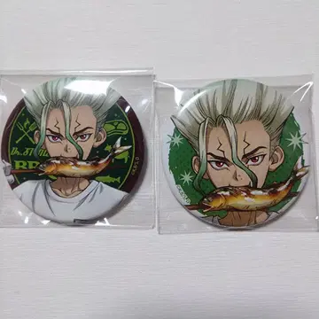 Dr.STONE 이시가미 센쿠 캔뱃지 BBQ 복권