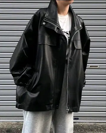 [ 새상품 ] 여성용 가죽 자켓 긴팔 라이더