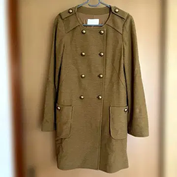 UNTITLED 더블 프론트 코트