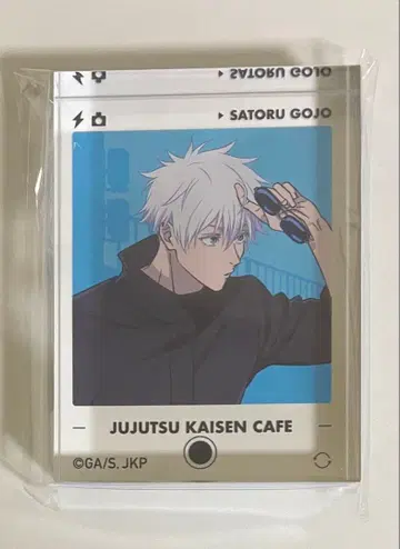 주술회전 CAFE 2025 아크릴 블록 고죠 사토루