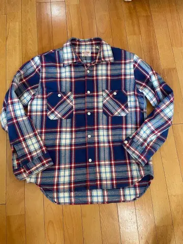 BIG JOHN/빅존 플란넬 셔츠 긴팔 L 사이즈