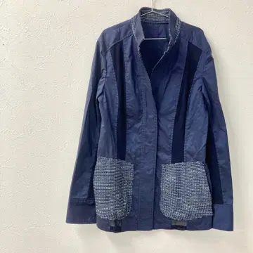 fraule+ 플라우에플러스 절개 디자인 자켓 네이비 38