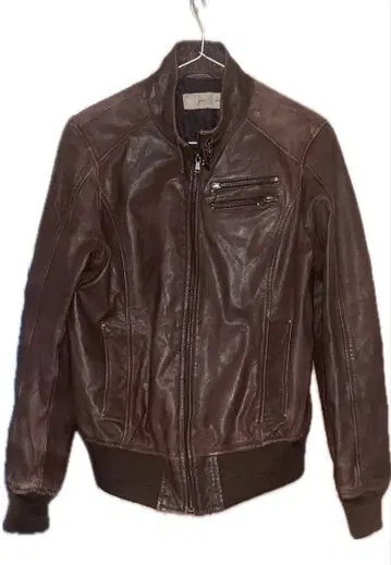 브라운 가죽 자켓 vintage