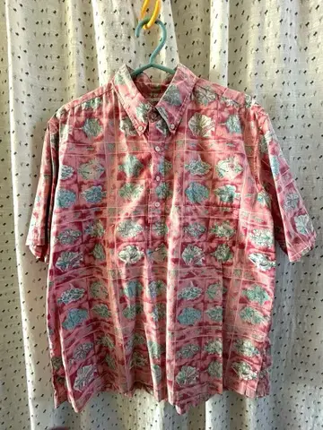 reyn spooner 알로하 셔츠 물고기 패턴 XL 사이즈