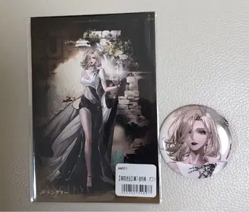 무기미도 도쿄 타워 구매 특전 엽서 & 트레이딩 캔뱃지 랭글리