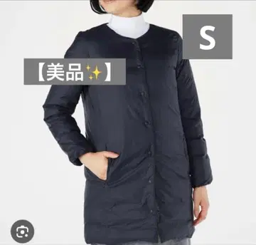 [ 새상품급 ] 무인양품 포켓터블 다운 롱 코트 라이트 다운 S