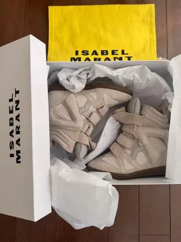 ISABEL MARANT BEKETT 스니커즈 38 ECRU