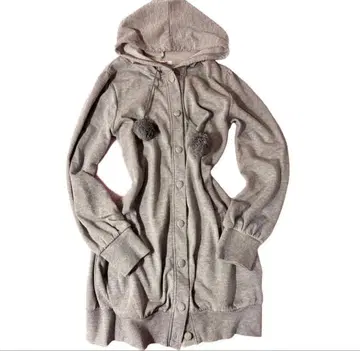 y2k 헤이세이 공주 갸루 폼폼 라메 후드티 후드 부착