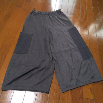 제니 가르송 그레이 와이드 팬츠 사이드 포켓 포함